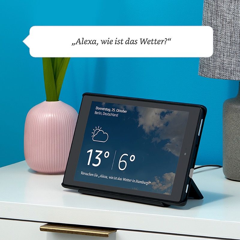 Das neue Fire HD 8 Tablet - Alexa Hands-free - Show-Dock