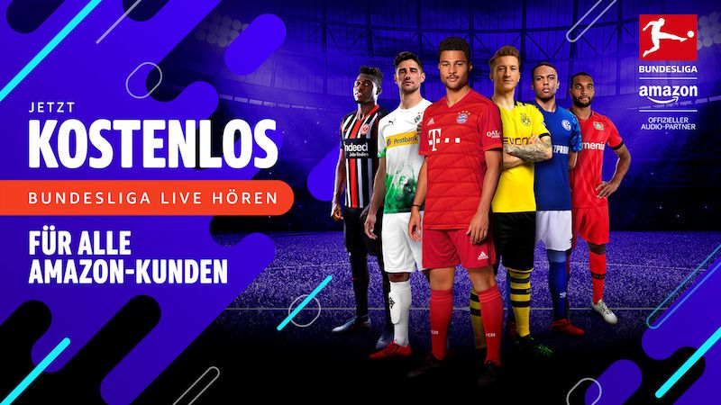 Du Kannst mit Alexa Bundesliga, DFB-Pokal, Champions-League Live hören