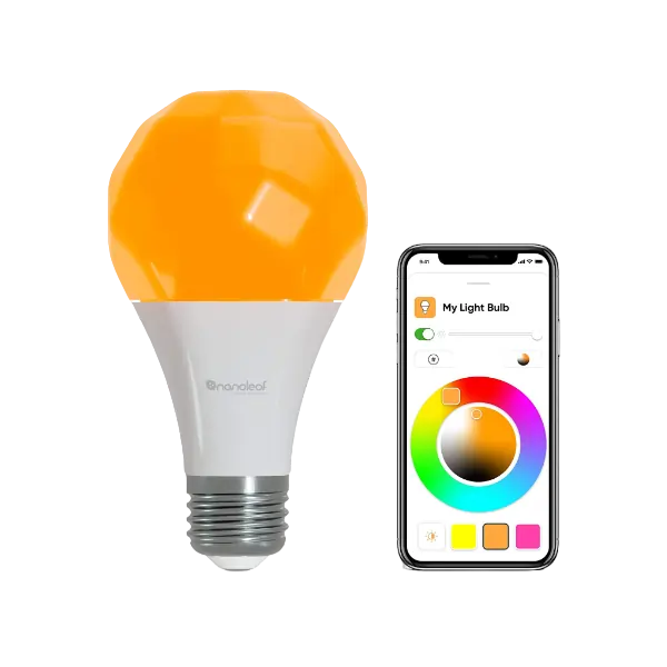 Thread Lampe - Nanoleaf Essentials E27-Fassung - Apple HomeKit und Google Assistant kompatibel