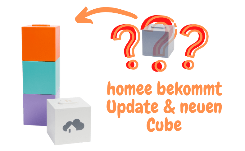 homee Release Update 2.32 und ein neuer Cube von Warema kommt dazu
