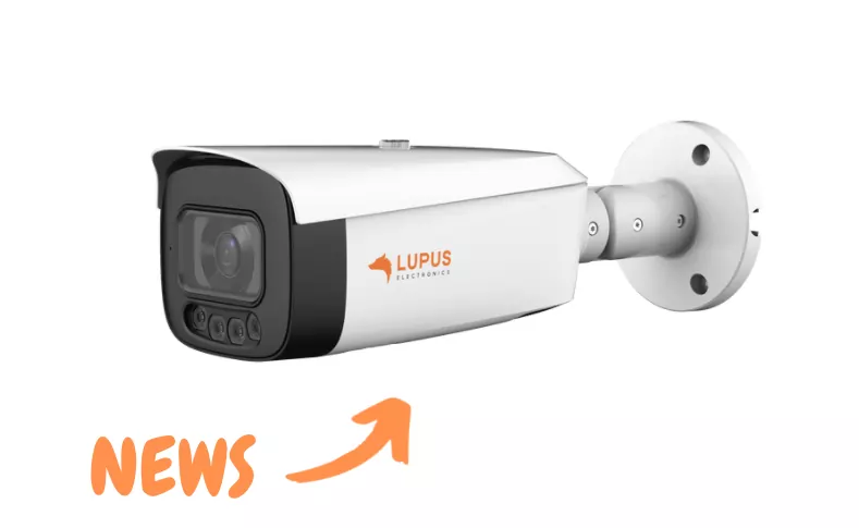 Lupus stellt eine neue Überwachungskamera vor - LUPUS - LE232 . Mit IR und Flutlicht, Personen-, Tier-, und Autoerkennung