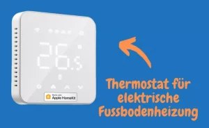 Meross Thermostat für elektrische Fussbodenheizungen - Kompatibel mit HomeKit, Alexa, Google Assistant