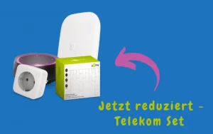 Telekom Smart Home Set im Angebot - Home Base 2, Smart Speaker 2, smarte Steckdose und Lichterkette mit 400 LEDs