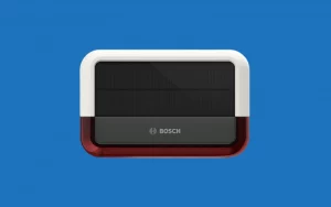 Bosch Smart Home Aussensirene mit Solarpanel und 100 dB Sirene