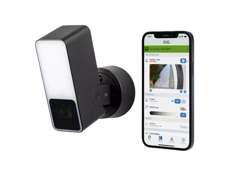 Eve Outdoor Cam Apple HomeKit Secure Video kompatibel