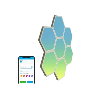 Govee Glide LED Hexagon Light Panels - WLAN Panele für Alexa und Google Assistant - Verbindet sich über 2,4 GHz WLAN-Netz