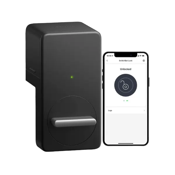 SwitchBot Smart Lock mit Zahlencode-Fingerscan und RFID, wird über Bluetooth verbunden und ist mit Alexa, Google Assistant, IFTTT, SmartThings kompatibel