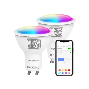 VOCOlinc WiFi Light Bulbs - GU10 - WLAN LED-Lampe mit Alexa, Apple HomeKit, Google Assistant kompatibel