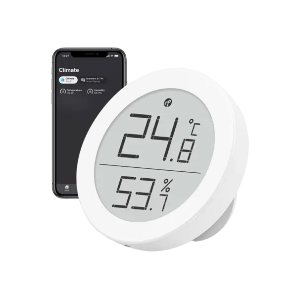 Qingping Thermometer & Hygrometer mit HomeKit kompatibel - Funk über Thread und Bluetooth LE