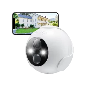 SwitchBot Outdoor Spotlight WLAN Camera mit 1080p HD Auflösung, unterstützt Personen- und Tiererkennung