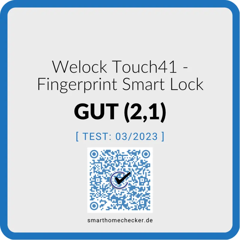 WELOCK Touch41 Fingerprint Smart Lock - Testbericht