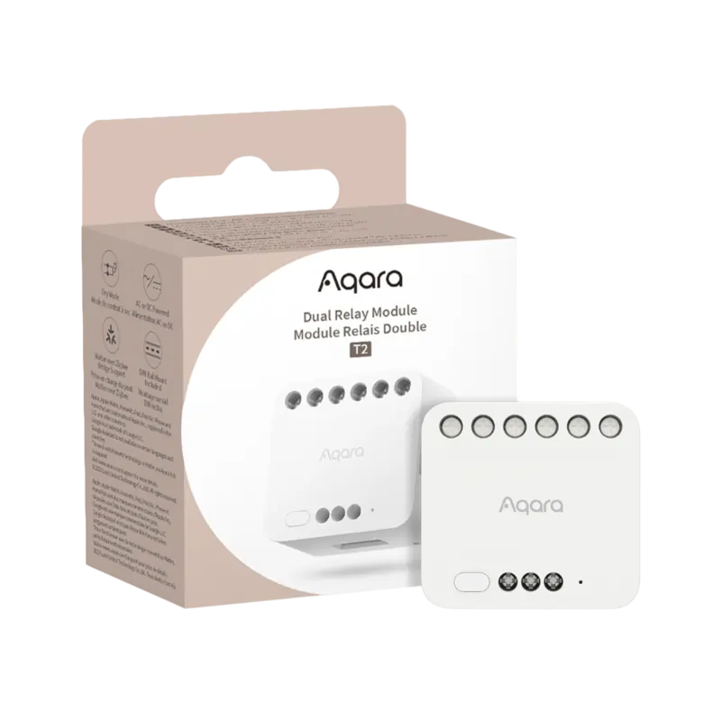 Aqara Dual Relais Modul T2 - HomeKit & Matter kompatibel