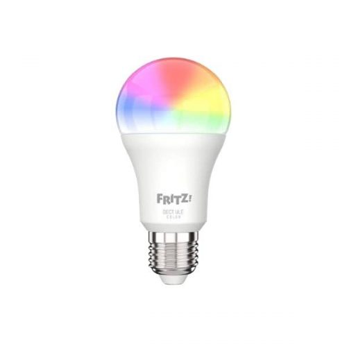 AVM FRITZ!DECT 500 - Smarte E27 LED-Lampe mit RGB Farbspektrum und 806 Lumen Lichtleistung - Für Fritz!Box